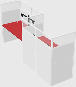 Rectangular cubicles