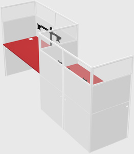 Rectangular cubicles