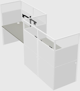 Rectangular cubicles