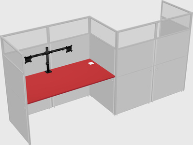 Rectangular cubicles