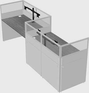 Rectangular cubicles