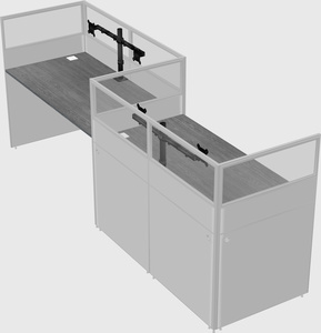 Rectangular cubicles