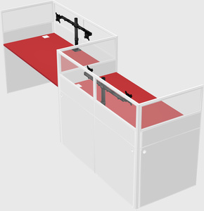 Rectangular cubicles