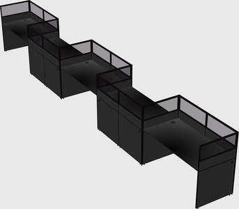 Rectangular cubicles