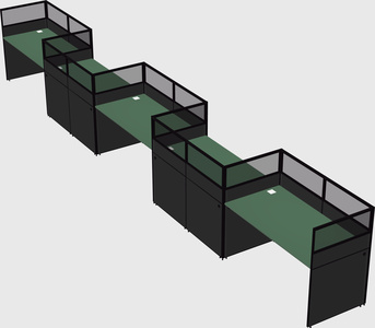 Rectangular cubicles