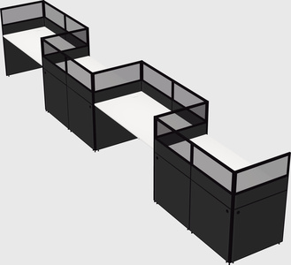 Rectangular cubicles