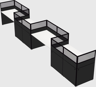 Rectangular cubicles
