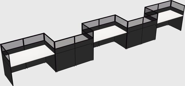 Cabines rectangulaires