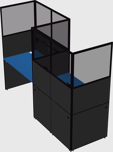 Rectangular cubicles