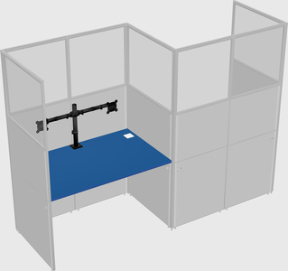 Rectangular cubicles