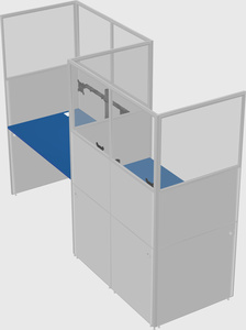 Rectangular cubicles