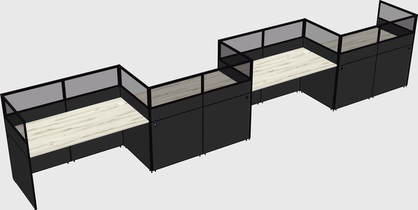 Cabines rectangulaires
