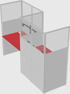 Rectangular cubicles
