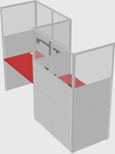 Rectangular cubicles