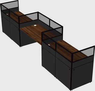 Rectangular cubicles
