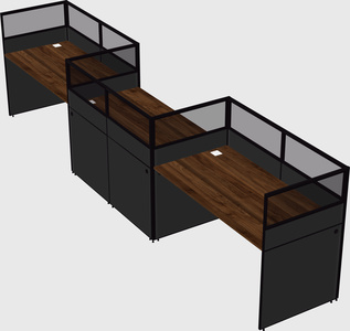 Rectangular cubicles