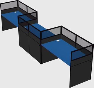 Rectangular cubicles