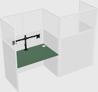 Rectangular cubicles