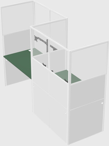 Rectangular cubicles