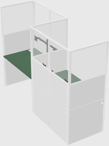Rectangular cubicles