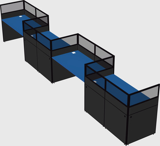 Rectangular cubicles