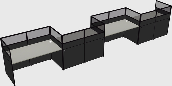 Rectangular cubicles