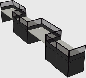 Rectangular cubicles