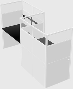 Rectangular cubicles