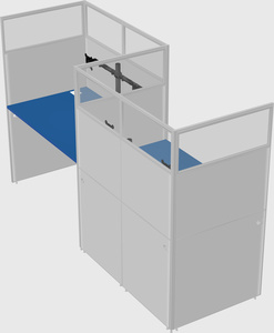 Rectangular cubicles