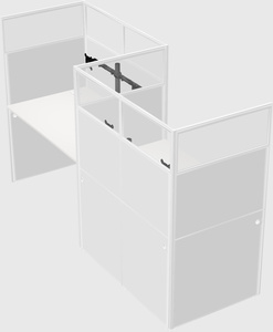 Rectangular cubicles