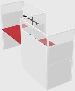 Rectangular cubicles