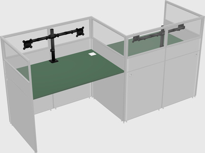 Rectangular cubicles