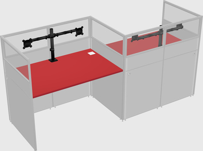 Rectangular cubicles