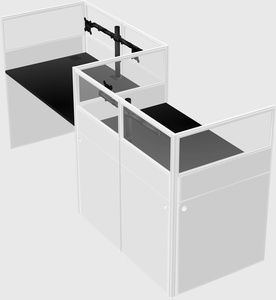Rectangular cubicles