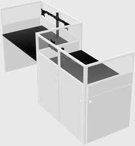 Rectangular cubicles