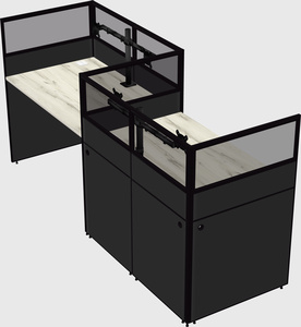 Rectangular cubicles
