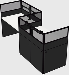 Rectangular cubicles