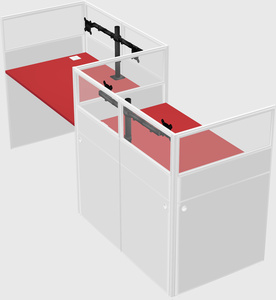 Rectangular cubicles