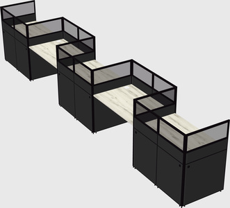 Rectangular cubicles