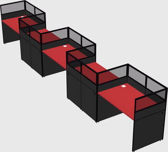 Rectangular cubicles