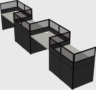 Cabines rectangulaires