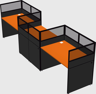 Rectangular cubicles