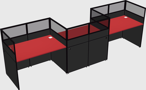 Rectangular cubicles