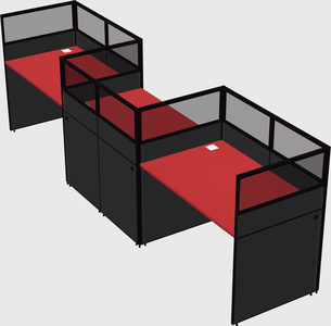 Rectangular cubicles