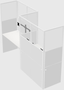 Rectangular cubicles