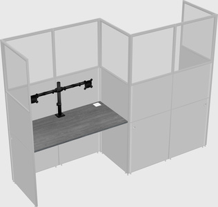Rectangular cubicles