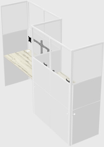 Rectangular cubicles