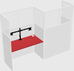 Rectangular cubicles