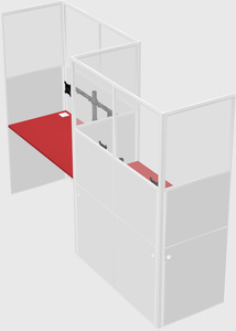 Rectangular cubicles