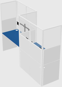 Rectangular cubicles